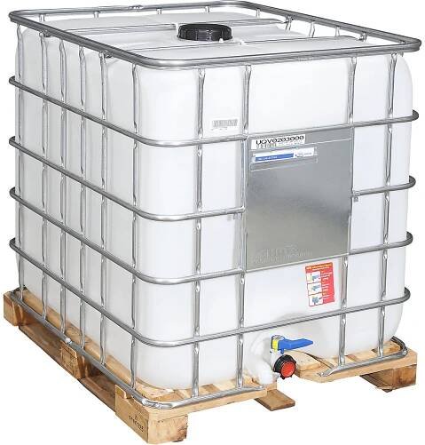 Kontejner IBC RECOBULK objem 1000 l, na dřevěné paletě