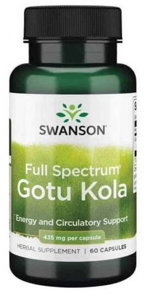 Swanson Gotu Kola 435 mg 60 kapslí