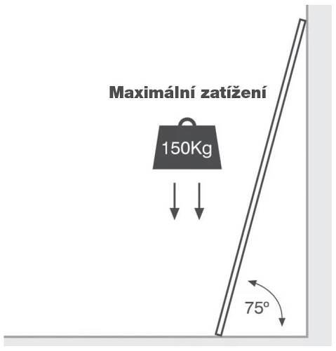 G21 GA-TZ12 6390452 Žebřík teleskopický 3,8m, 14 příček