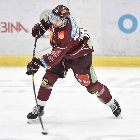 Utkání předkola play off hokejové extraligy - 1. zápas: HC Vítkovice Ridera - HC Sparta Praha, 11. března 2019 v Ostravě. Na snímku Tomáš Pavelka.