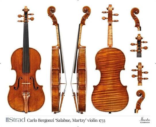 Carlo Bergonzi 'Salabue, Martzy' violin 1733 poster - The Strad Shop