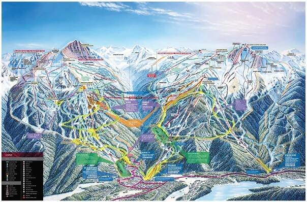 Whistler Maps - Whistler Blackcomb Trail Maps, Mountain Bike Maps, Whistler Village Map
