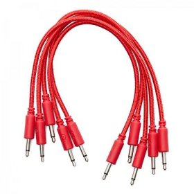 Erica Synths Eurorack Braided Patch Cables 20cm 5 pieces Red