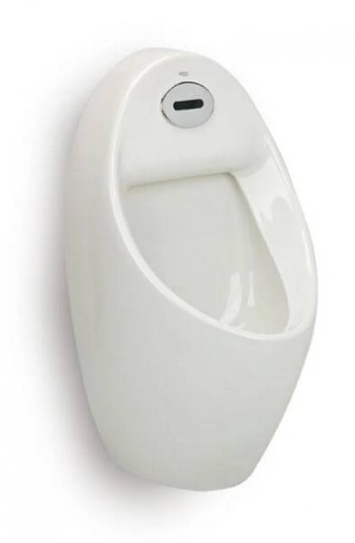 Roca Euret 230 V pisoár s automatickým splachováním a sifonem A35945M000