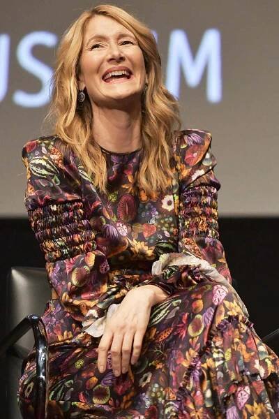 Laura Dern speaks on stage at Hammer Museum Los Angeles Presents MoMA Contenders 2019 Screening of "Marriage Story" at Hammer Museum on December 12, 2019 in Los Angeles, California