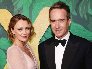 Keeley Hawes and Matthew Macfadyen attend the 2022 HBO Emmy's Party at San Vicente Bungalows on September 12, 2022 in West Hollywood, California