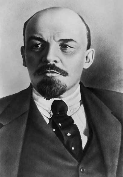 Portrait of Vladimir Lenin, leader of the Bolshevik movement