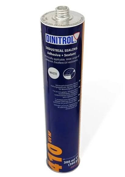Dinitrol 410 UV Bílý tmel na karoserie 310ml - AUTOLAKY-ESHOP.COM