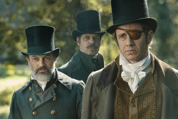 Hrabě Monte Christo - Z filmu - Patrick Mille, Laurent Lafitte, Bastien Bouillon