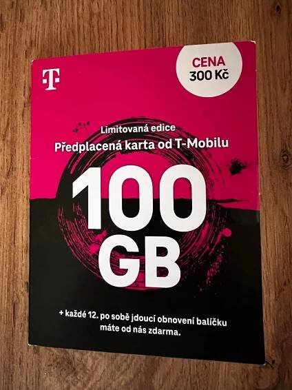 SIM Datamania 100 GB od T-Mobile