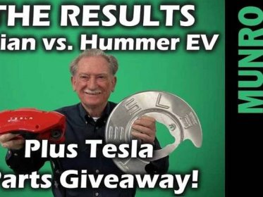 Rivian R1T Vs GMC Hummer EV: Plus Sandy Munro Tesla Parts Giveaway