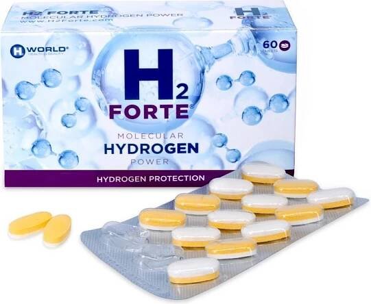 H2 Forte 60 tablet v blistru Molekulární vodík