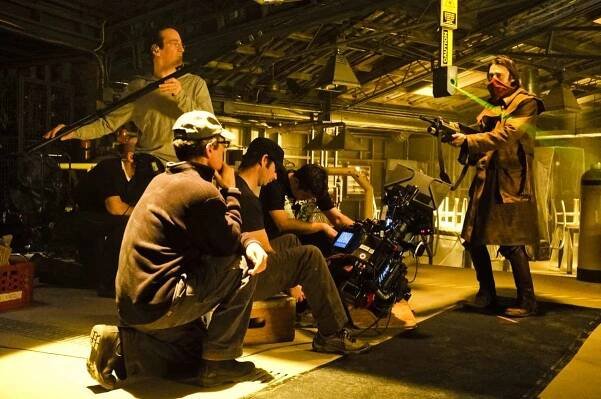 David Twohy working with Jordi Molla Montreal, RIDDICK, 2012.