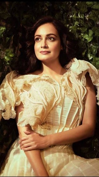 Dia Mirza - Shoulder, Flash photography, Sleeve, Dress, W...