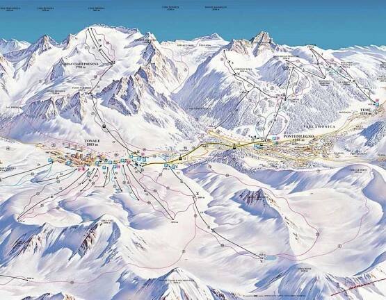 ski map ponte di legno