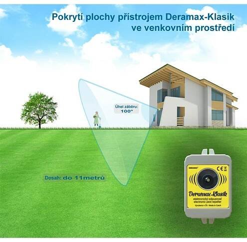 Deramax klasik - bateriový plašič kun a hlodavců | Pasti.cz