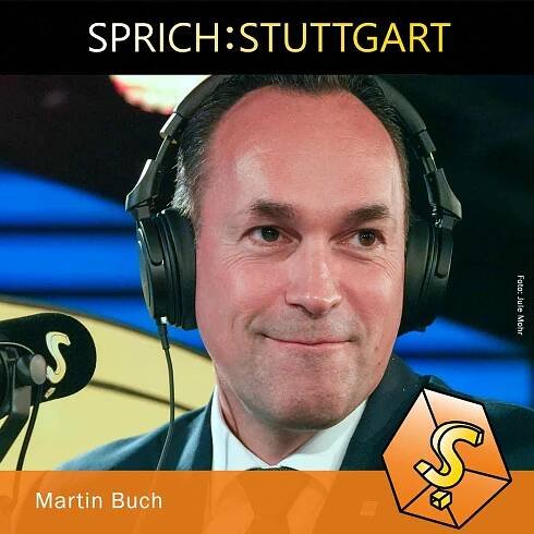 Martin Buch bei der Podcast Aufzeichnung von SPRICH:STUTTGART