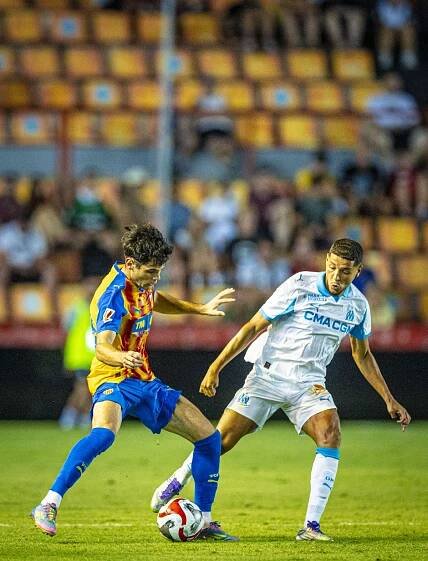 IMAGES FROM THE MATCH BETWEEN VALENCIA CF AND OLYMPIQUE DE MARSEILLE - Valencia CF