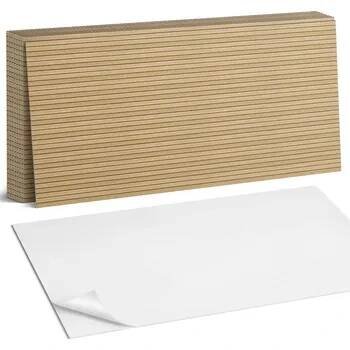 Sada samolepících dlaždic Paralelní dřevěné desky 10 ks 40x20 cm
