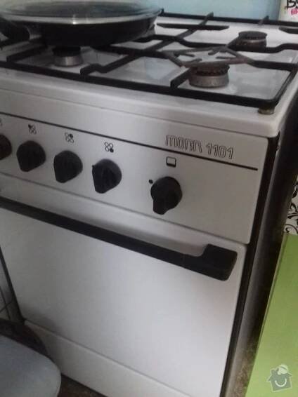 Výměna knoflíku u plynové trouby MORA: plynový sporák mora 1101