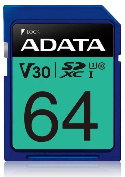 ADATA | Premier Pro | UHS-I | 64 GB | SDXC | Flash paměť třídy 10
