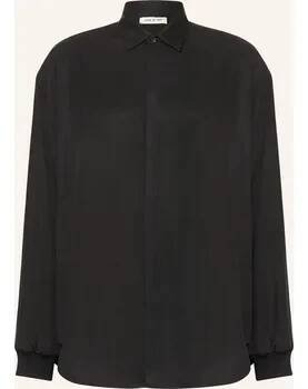Pánská košile Fear Of God Pánská Hedvábná Košile Comfort Fit, černá, 44