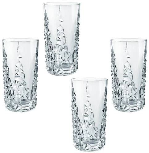 Sklenice Nachtmann Longdrink Sculpture 4ks, 420 ml