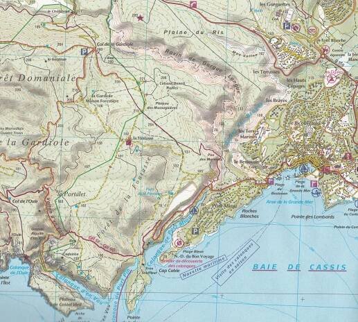 IGN 3245 ET Aubagne La Ciotat 1:25t mapa IGN | International Travel Maps CZ