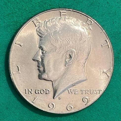Half dollar - 1969 D  - Numismatika