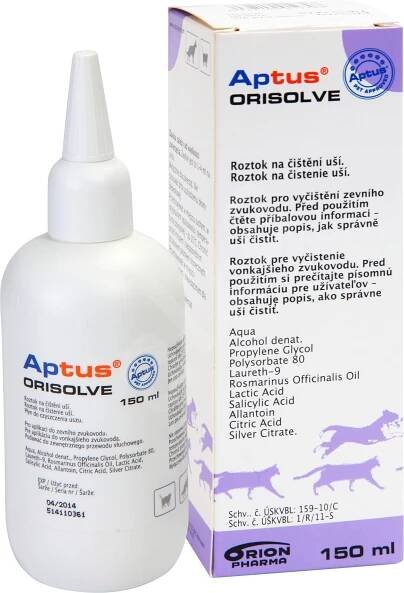 Aptus Orisolve Vet sol uši 150 ml