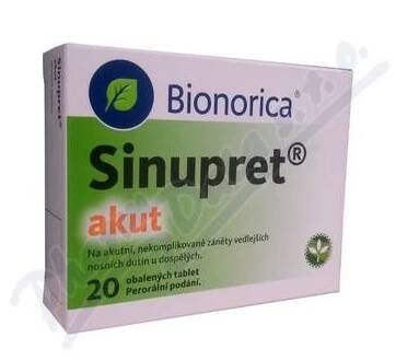 Sinupret akut por.tbl.obd.20x160mg