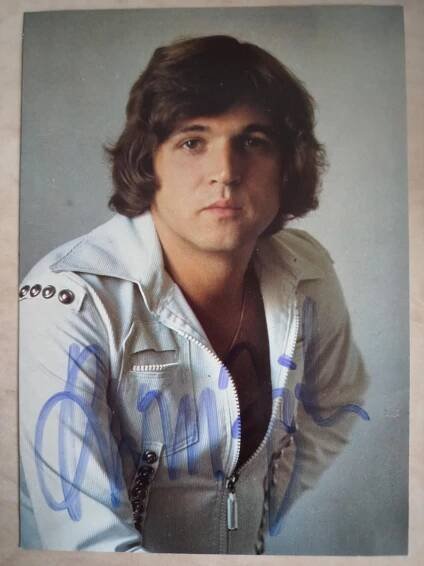 Podpis, autogram KAREL ZICH, zpěvák