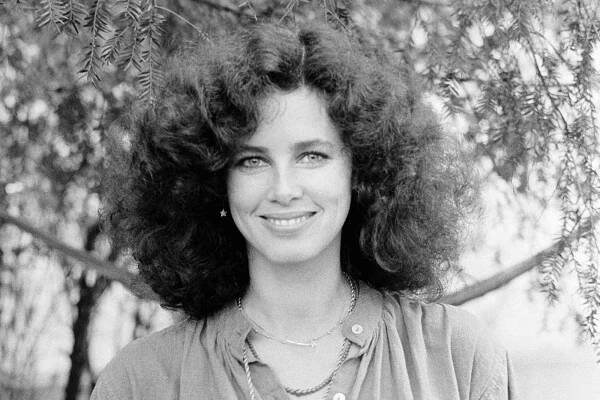 Canadian actress and model Dayle Haddon on the set of Just Jaeckin's film Le dernier amant romantique 