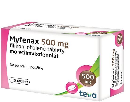 Myfenax 500mg filmom obalené tablety