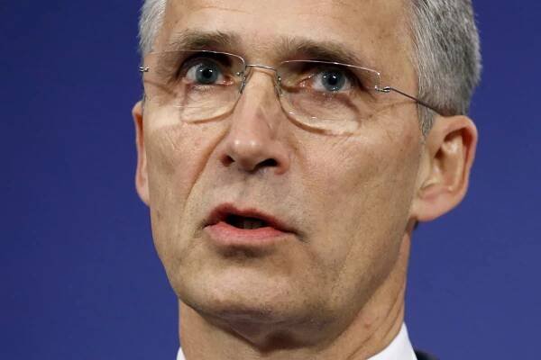 NATO Secretary-General Jens Stoltenberg speaks at the Alliance headquarters in Brussels, Belgium, November 2015.