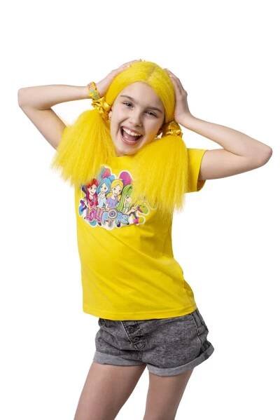 Lollipopz nový design trička - Žlutá