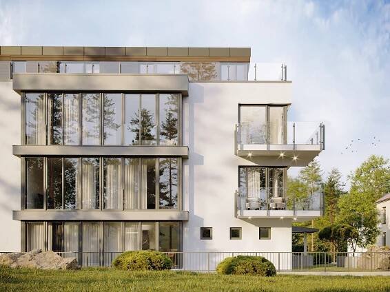 Luxusní byty u Rokytky. Bytový dům Riviéra Rokytka Praha 9 - Kyje. Developer GARTAL