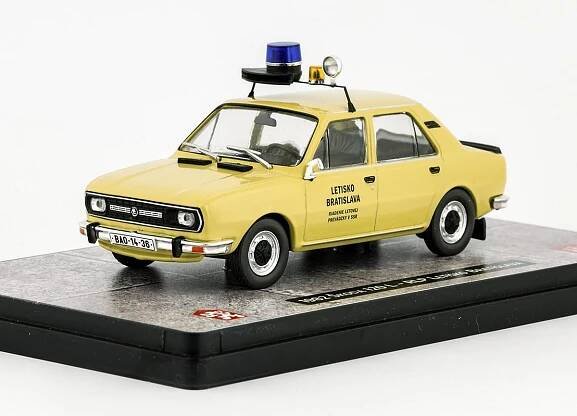 1982 ŠKODA 120 L – RLP Letisko Bratislava − ABREX / Model DEPO 1:43 - Modely automobilů