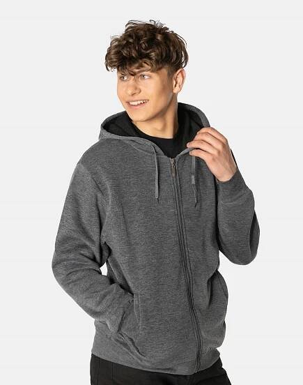 Sportovní Bavlněná Mikina Pánská Tepláková Roztahovací Kapuce Teplákovka 76306-1 r XXL Kód výrobce 76306