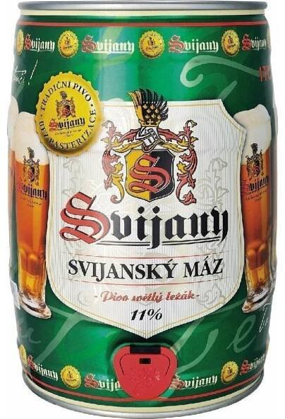 Pivovar Svijany Svijanský Máz 11° 5 l soudek od 310 Kč