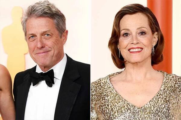 Hugh Grant reveals Sigourney Weaver's hilarious reaction to his Oscars scrotum joke
