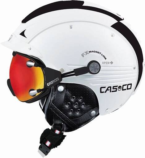 Lyžařská helma Casco SP-5 white-black