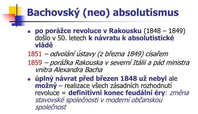PPT - Habsburská monarchie v letech 1848 až 1914 PowerPoint Presentation - ID:7061861