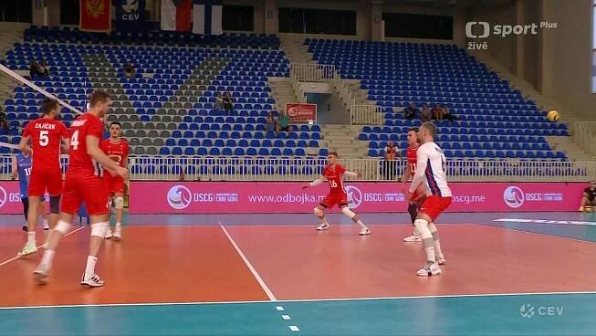 Finsko - Česko - Zlatá evropská volejbalová liga