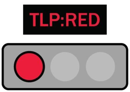 Traffic Light Protocol RED