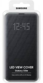 obsah balení Samsung LED View Cover flipové pouzdro pro Galaxy S10e, černá