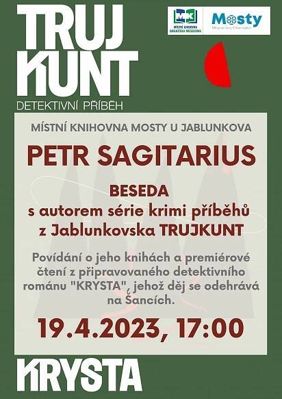 Petr Sagitarius v Knihovně - Knihovna Mosty u Jablunkova — Infocentrum Třinec