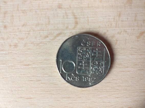 Mince hodnoty 10 Kč RAŠÍN ČSFR (rok 1992)