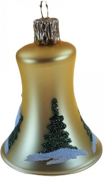 Zvonek 5,5cm / 4315 / zlatá vánoční ozdoba