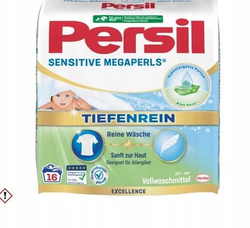 persil sensitiv megaperrls 16